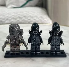 Lego Aliens vs Predator Custom Printed Minifigure Lot xenomorph