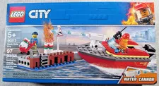 Dock Side Fire #60213 - Sealed LEGO City - 97 pcs