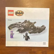 LEGO Batwing 76265 Batman Illustrated Instruction Manual Booklet English