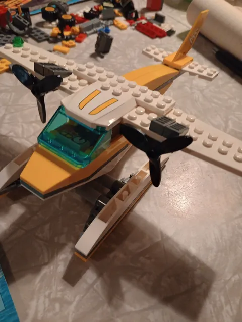 Lego 7942,7891,4891 Parts, 3178 Book 2 Complete Lego City Seaplane/Instructions