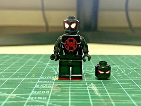 LEGO Spider Man Miles Morales Across The Spider Verse MiniBigs Custom Minifigure