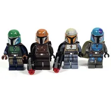 LEGO STAR WARS MANDALORIAN WARRIOR MINIFIGURE LOT 75267 SW1080 1079 1078 1077