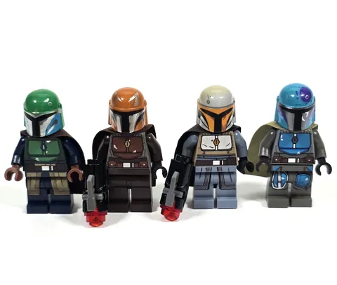 LEGO STAR WARS MANDALORIAN WARRIOR MINIFIGURE LOT 75267 SW1080 1079 1078 1077