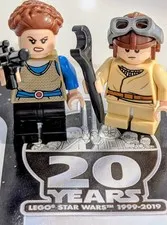 LEGO Star Wars Minifigures Padme Amidala & Anakin Luke Skywalker 