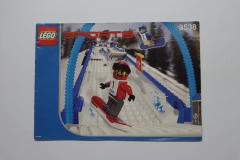 LEGO® Sports 3538 Snowboard Boarder Cross Race Instruction Manual Only!