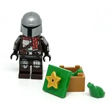 LEGO 75307 Star Wars Mandalorian Holiday Scarf Gift Frog Minifigure 2021 Retired