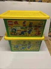 LEGO Storage Boxes Lot Of 2