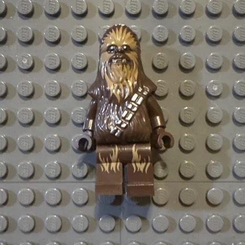 LEGO Star Wars Chewbacca Character Brown Plastic Minifigure Figure 75290
