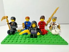 LEGO Ninjago Zane Jay Kai Cole Lloyd Garmadon Minifigure Lot Authentic