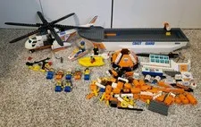 Lego Coast Guard Partial Sets Lot (60011, 60013, 60014, 7738) Read Description 