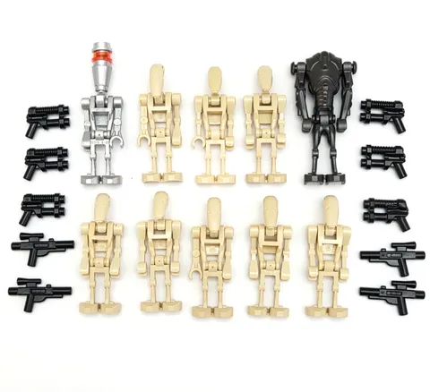 LEGO Star Wars Droid Army Lot 10 Battle Droids Super Droid Assassin Droid Army