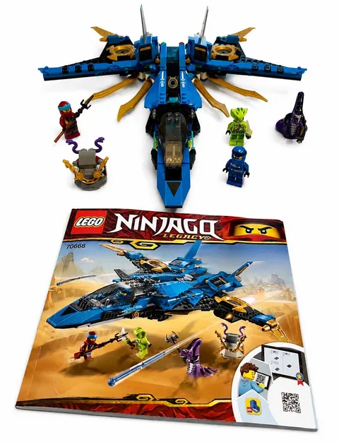 LEGO NINJAGO Legacy Jay's Storm Fighter 70668 Complete Set w/ Minifigures