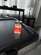 Vintage Lego Duplo Figure Fire Dept Fireman