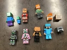 LEGO Minecraft Minifigure Lot MC3