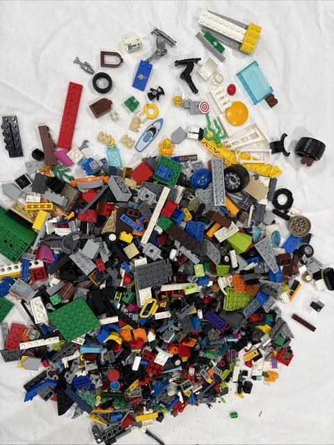 Lego Lot Bricks, Minifigure Pieces & Accessories, Unique Pieces Actual Photo.