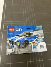 VINTAGE TOY LEGO MANUAL INSTRUCTIONS BOOKLET ART CITY 60242