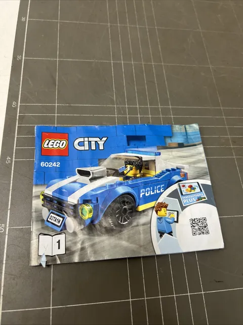 VINTAGE TOY LEGO MANUAL INSTRUCTIONS BOOKLET ART CITY 60242