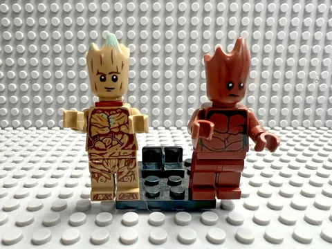 LEGO Marvel Super Heroes Minifigure - Groot lot of 2 - SH0836 /SH0501