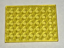 LEGO Trans-Yellow 6x8 Plate (3036)- Classic Space 483, 493, 920, 926, 6927, 6970