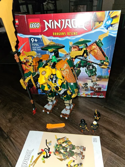 Lego Ninjago Lloyd & Arins Ninja Team Mechs 71794 100% Complete + Extra Parts