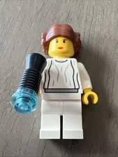 LEGO sw1022 Princess Leia White Dress Simple Belt Yellow Hands 20th Anniv Torso