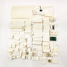 Lego Bricks White Lot of 120 with Specialty pieces Replacement Parts