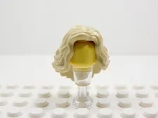 LEGO Tan Female Girl Long Wavy Hair Minifig I2