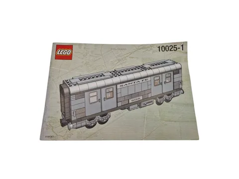 Lego® TRAIN Railway 10025_1 Instructions Santa Fe Waggon Carriage