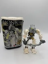 LEGO Bionicle Figure w Canister Incomplete Parts Lot Takanuva 7135 Rare Read B
