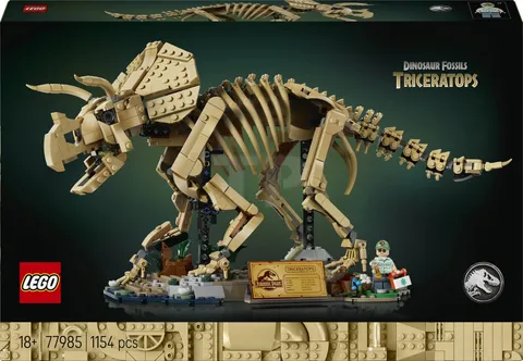 LEGO Jurassic World Dinosaur Fossils: Triceratops 77985 Building Toy Set New