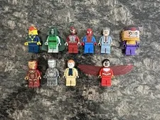 LEGO Marvel Minifigure Lot of 10 - Doctor Doom, Nova, MODOK, & More - Authentic