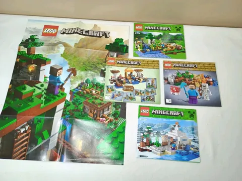 LEGO Minecraft The Farm Crafting Box Poster 21114 21116 21120 Instructions ONLY