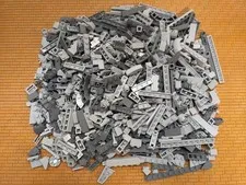 LEGO 600pcs Small Gray Shades Bulk Lot Random Bricks Plates Detail Finishing