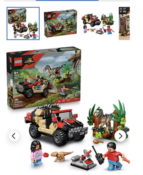LEGO Jurassic World: Raptor Off-Road Escape (76972) NEW SEALED