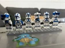 LEGO Star Wars Clone Trooper Minifigure Lot of 6 (sw0910) The Clone Wars