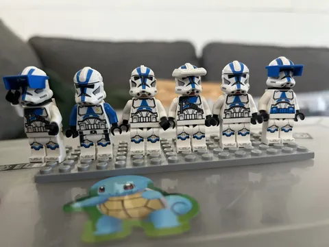 LEGO Star Wars Clone Trooper Minifigure Lot of 6 (sw0910) The Clone Wars