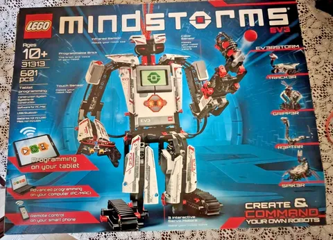 LEGO Mindstorms EV3 31313 Robot Kit Brick Tested Working w Box Motors Sensors