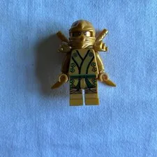 Genuine Lego njo073 Minifig Figurine: Ninjago Lloyd Gold HOT ！