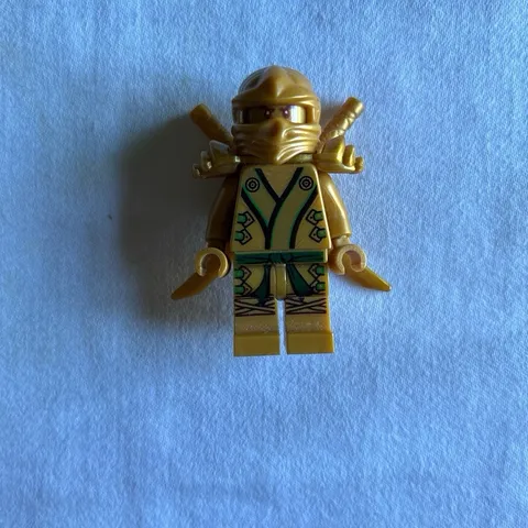 Genuine Lego njo073 Minifig Figurine: Ninjago Lloyd Gold HOT ！