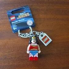 LEGO DC Universe Super Heroes Keychain Wonder Woman Minifigure 853433 Retired