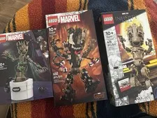 Lego Collection 76217 I am Groot 76249 Venomized Groot 76297 Dancing Groot! New