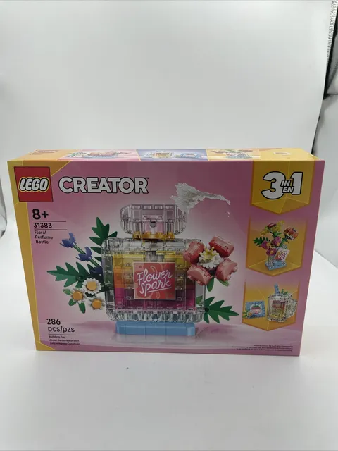 LEGO Creator 3 in 1 Floral Decor Perfume Bottle 31383 NEW