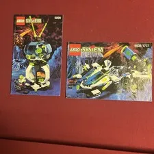 Vintage Lego Instruction Manuals Space 6938 And 6899 Lot Of 2