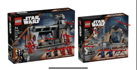 LEGO 75386 & 75373 - 2 Sets In 1! No Mini-Figures