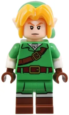 LEGO® Minifigure The Legend of Zelda loz002 Link - Bright Green Tunic
