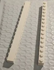 NEW LEGO 2X WHITE BRICK 1X16 #2465.