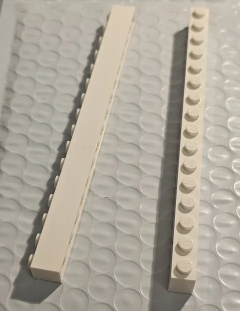 NEW LEGO 2X WHITE BRICK 1X16 #2465.