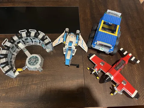 Lego Space Plane Ironman Incomplete Sets Lot Of 4 Rare