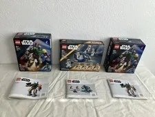Lot of (3) Star Wars Lego Boxes and Instructions Only