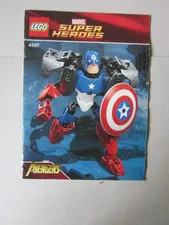 Lego Building Instructions Instruction Superheroes 4597 Avengers